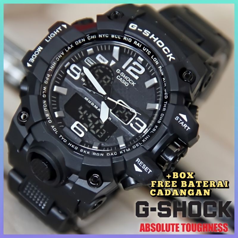 GRADE ORI - JAM TANGAN PRIA G-SHOCK DUALTIME GWG1000 II CASIO V Water Resist GShock G Shock sport Jam Tangan Pria Jam Tangan Wanita  iyokkShop