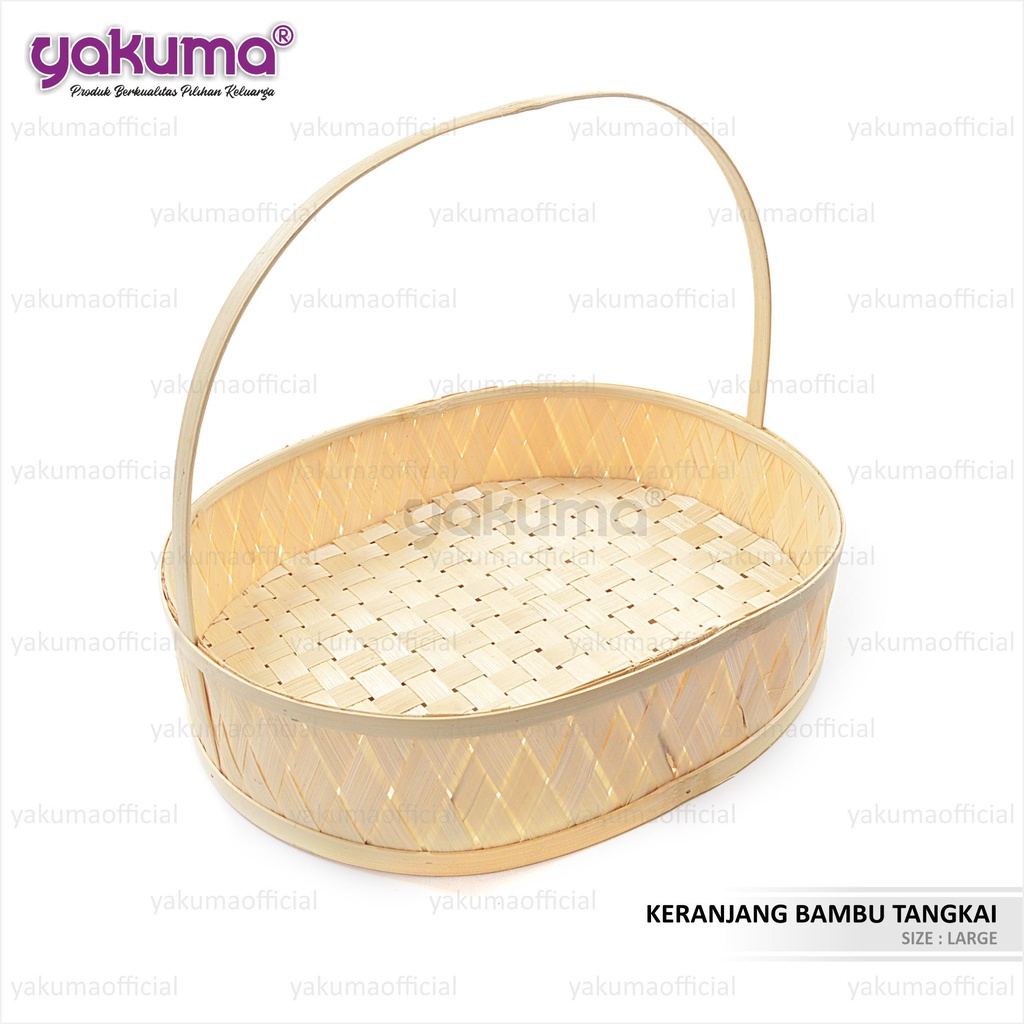 KERANJANG BAMBU PARCEL / PARSEL TANGKAI