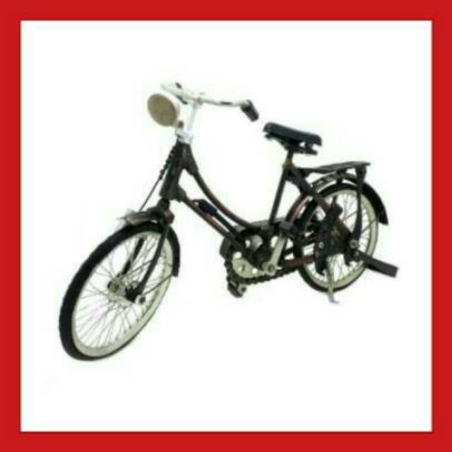 Miniatur BESI Sepeda Ontel SEPEDA Kuno