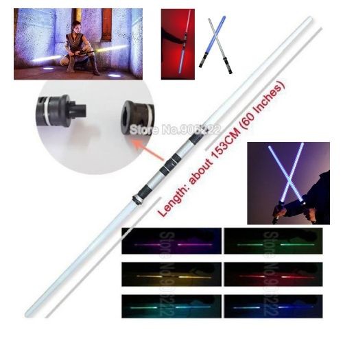 Mainan Pedang Starwars 2 in 1 Double Blade Ligthsaber LED 111124