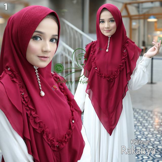 Khimar Branded Rakaisya by Happy Hijab