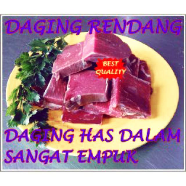 

500gr Daging rendang has