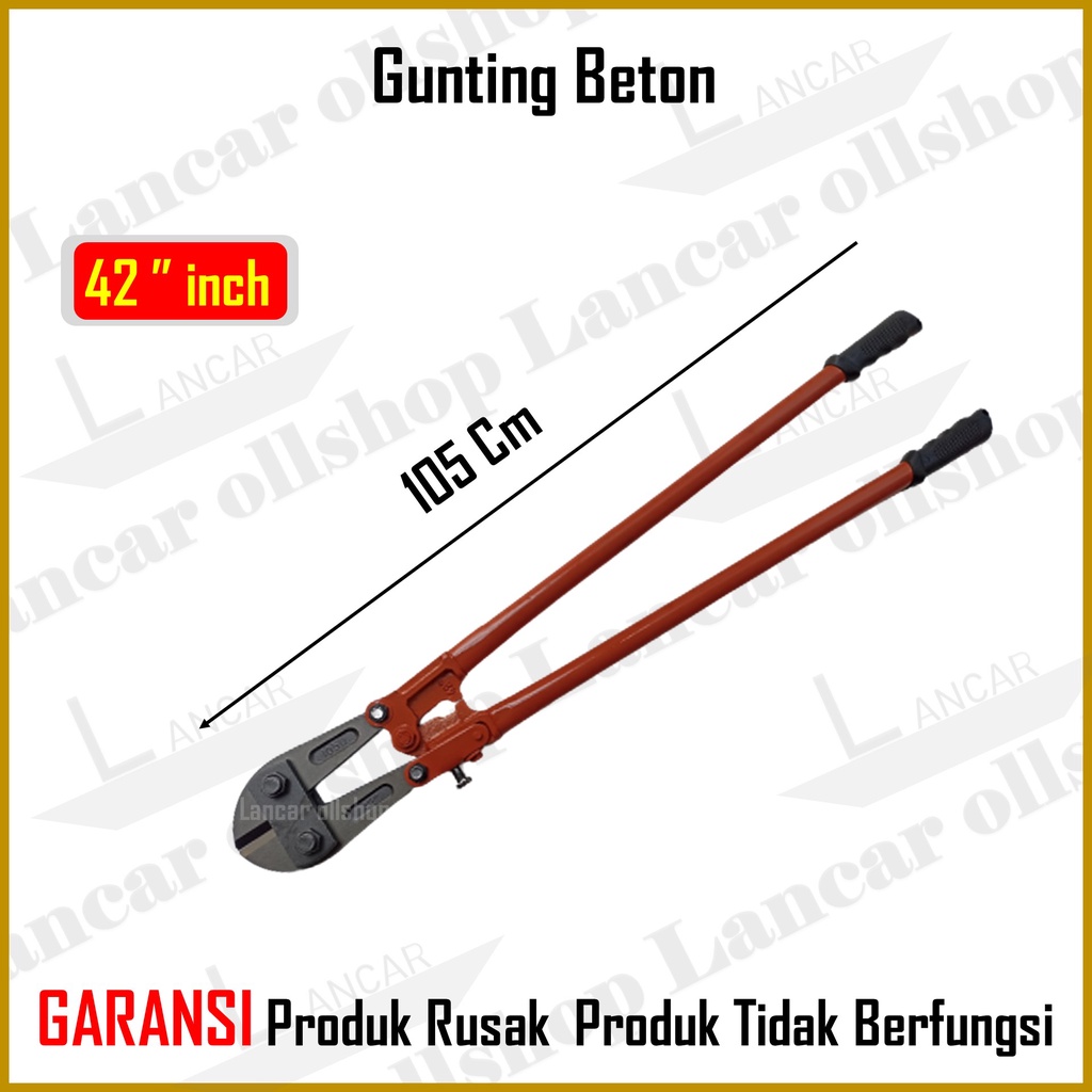 Gunting Besi Beton Pemotong Rantai Kawat 42&quot; Inch Termurah