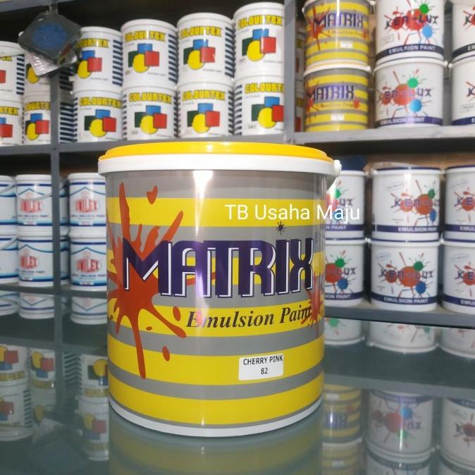 MATRIX Cat Tembok Dinding Indoor Outdoor Pastel Pink Cream Hijau 5KG