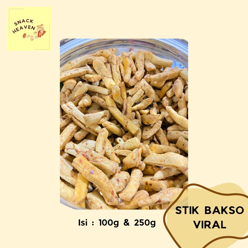 

SNACK CEMILAN BASRENG STIK BAKSO GORENG VIRAL GURIH ASIN 100g