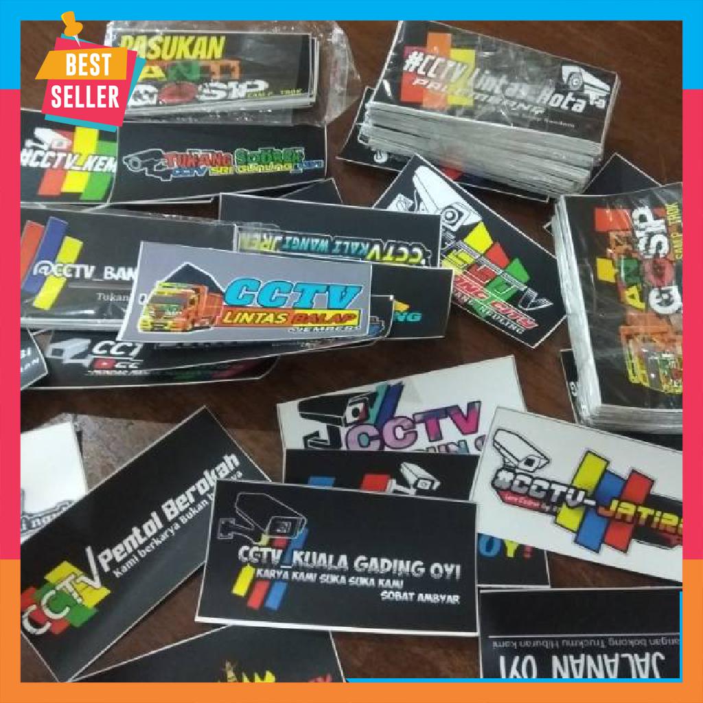 YM - Stiker CCTV Truk Mania Stiker CCTV Truk COD