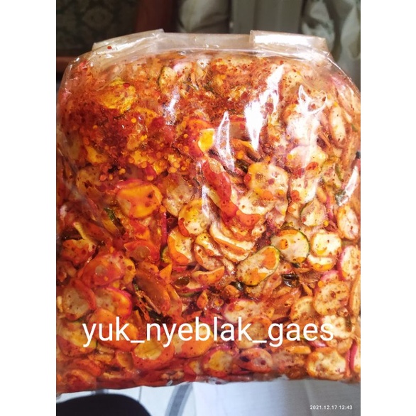 

kerupuk bawang pedas nampool daun jeruk 1kg
