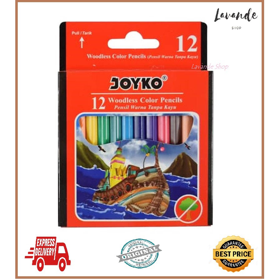 

PENSIL 12 WARNA PENDEK JOYKO MURAH