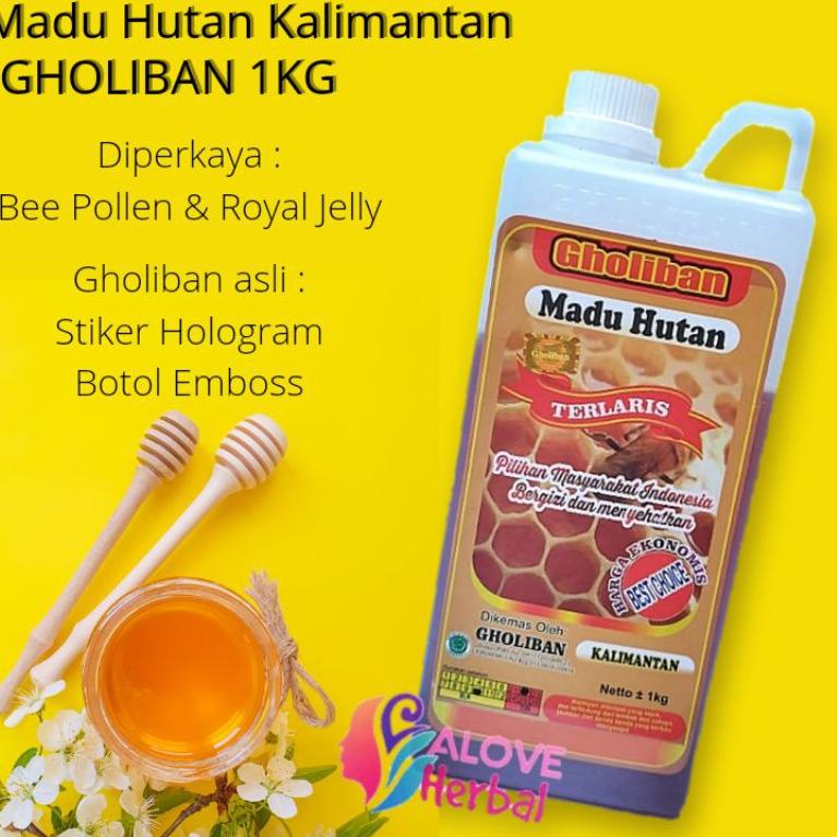 

[KODE GKE70] MADU HUTAN KALIMANTAN 1Kg / 1 KG GHOLIBAN ( BOTOL EMBOSS)