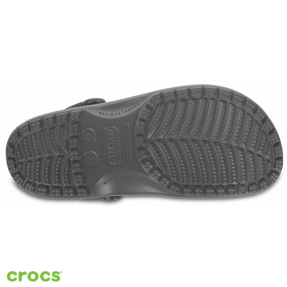 Crocs Classic Clog / Sandal Pria dan Wanita / Slop Unisex  / Crocs Unisex / Sandal Unisex / Sandal Tahan Air - GRAY -10001-0DA
