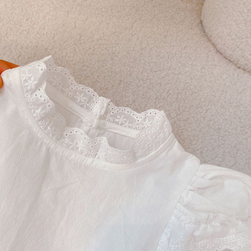 (LOLI-JKT) BS-271 SET ANAK CEWEK PATCHWORK RENDA + CELANA DENIM SIZE 100-140