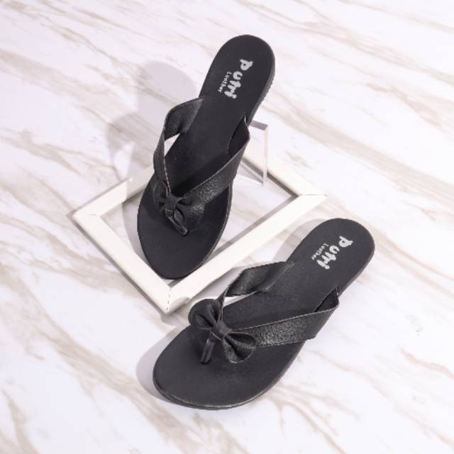 Sandal Kulit wanita jepit vita Shopee Indonesia Sandal Kulit wanita jepit vita Shopee Indonesia