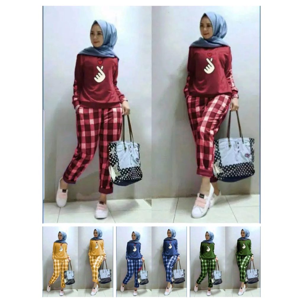 COD✔️PAKAIAN WANITA SETELAN/SET AISHITERU/ALLSIZE/SET SARANGSIM/PAKAIAN OLAH RAGA WANITA/SET WANITA TERBARU/GOOD QUALITY