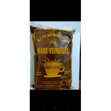 

kopi bubuk sari tunggal