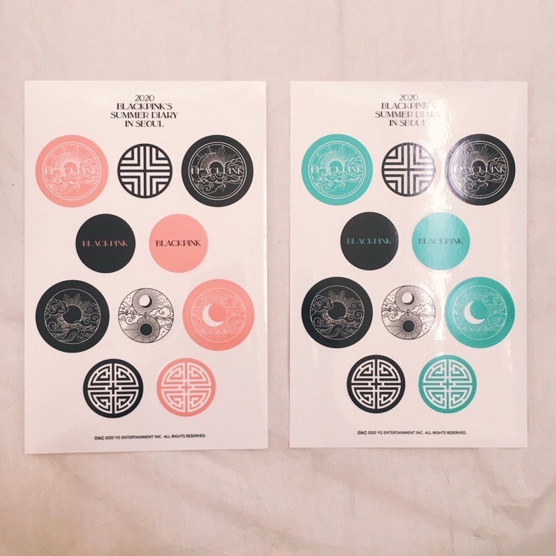 - STICKER SET BLACKPINK SUMMER DIARY 2020 IN SEOUL DVD JENNIE LISA ROSE JISOO UNSEALED SHARING PC PH