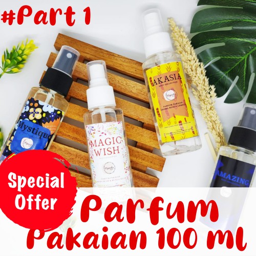 PARFUM LAUNDRY PEWANGI PAKAIAN TAHAN LAMA 100 ML ANTI BAKTERI