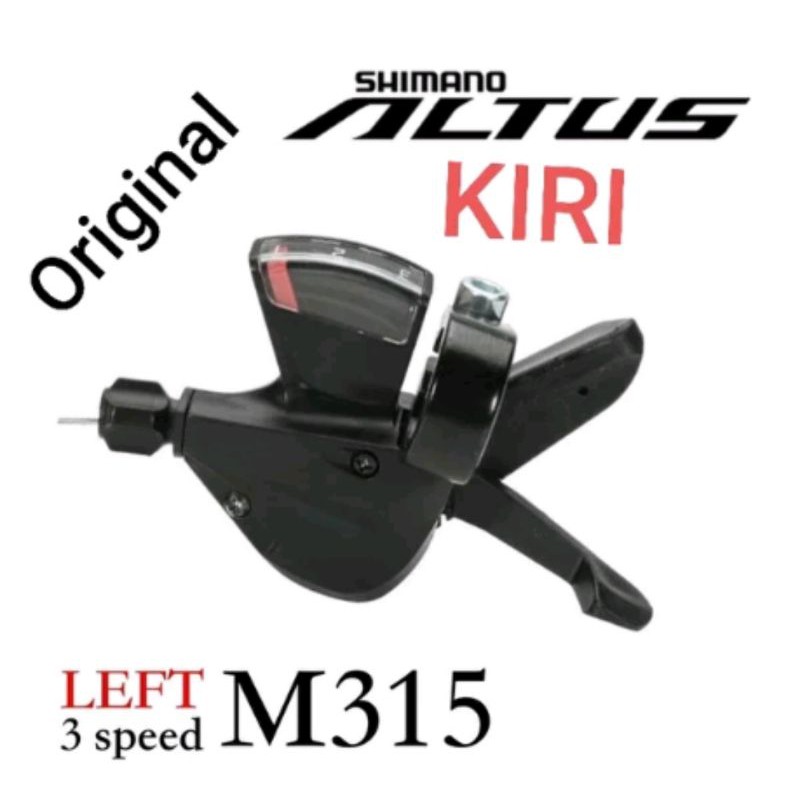 Shifter Shimano ALTUS SL-M315 Operan 3 Speed 3sp sp Kiri Left .  code.730615001