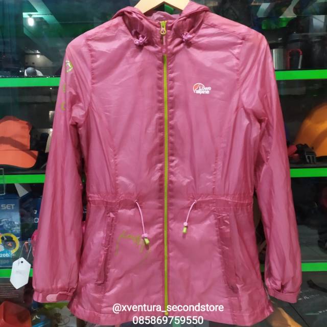 Jaket windbreaker/running gowes LOW ALPINE