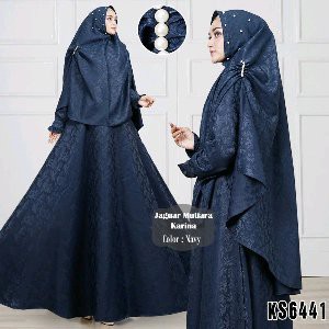 Jual gamis bahan hig kualiti   KERUDUNG JAGUAR Berkualitas