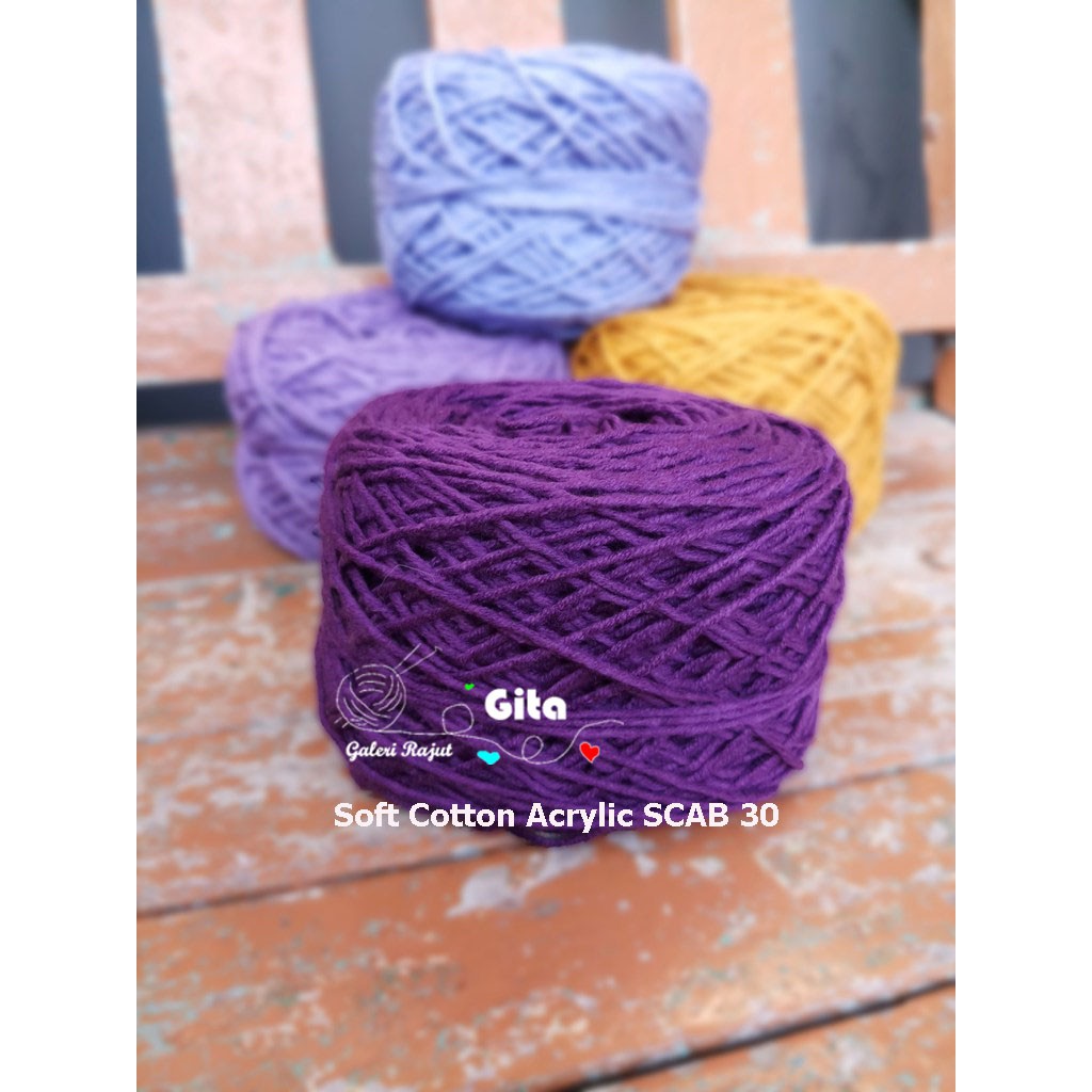 Benang Rajut Soft Cotton Acrylic