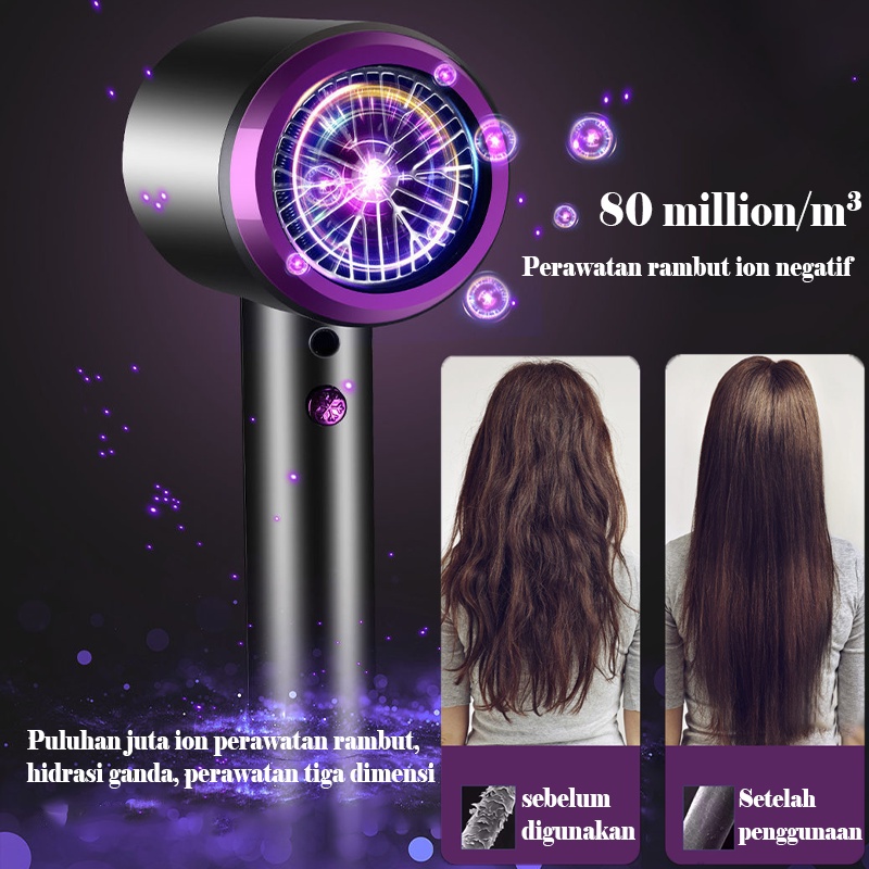 COD✨Hair dryer  multi-range adjustment Pengering rambut Perawatan rambut Ion negatif