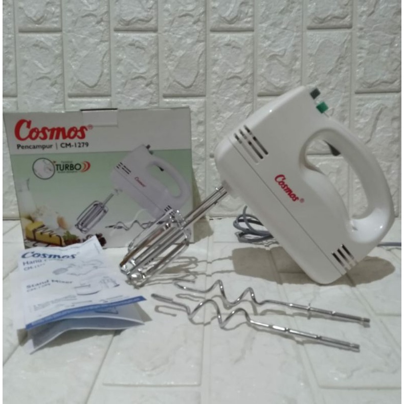 Mixer cosmos / Hand Mixer Cosmos CM 1279 GARANSI RESMI COSMOS