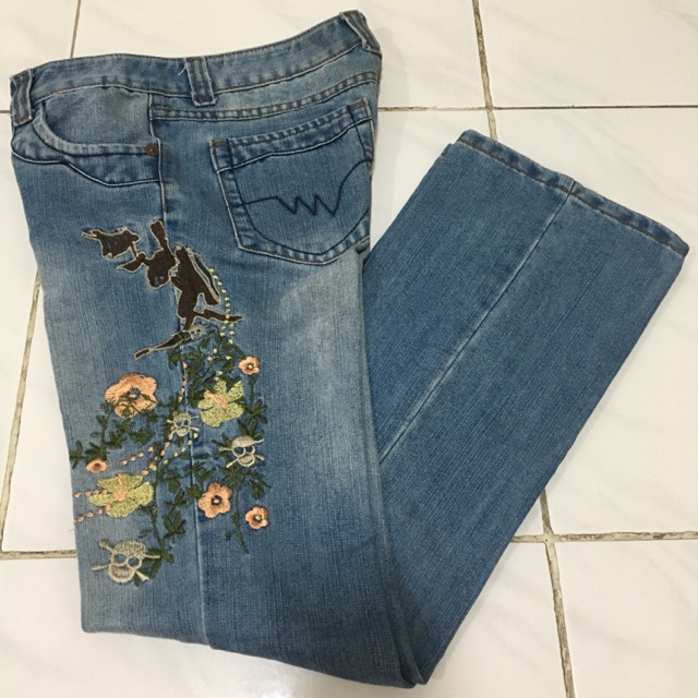 Jeans bordir betty boop