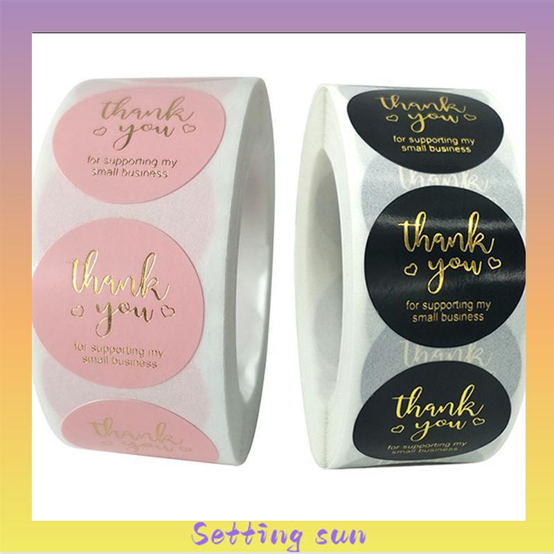 Roll Pink Bronzing Pernikahan Cabang Zaitun Perdamaian Terima Kasih Hadiah Tag Stiker TN