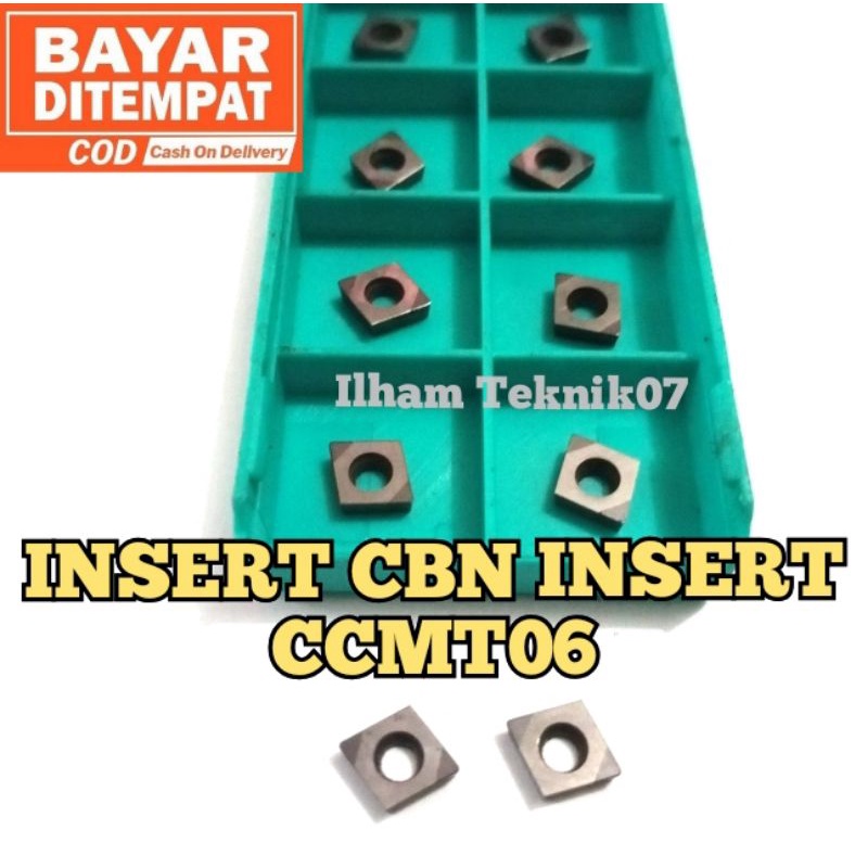 insert bubut insert CBN insert ccmt06 CBN pisau bubut keras pahat bubut baja insert ccmt