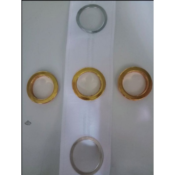 kain smoke ring  gorden warna gold