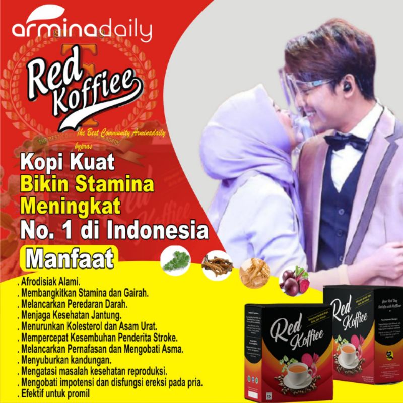 Red kopi, kopi stamina, kopi kesehatan, kopi penyubur pria wanita