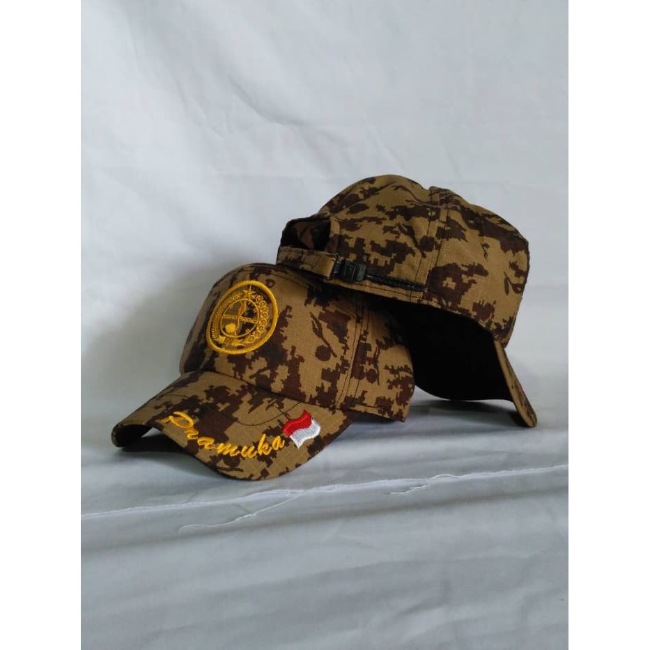 Topi Lapangan Pramuka Loreng Scout