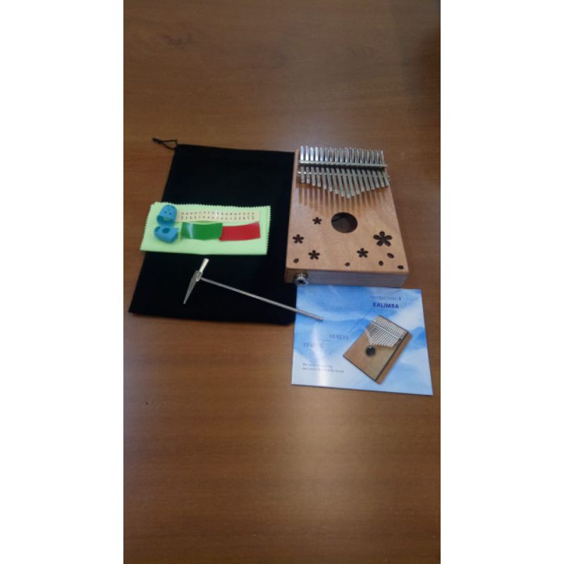 KALIMBA ELEKTRIK 17KEY FULLSET PIANO JARI ALAT MUSIK