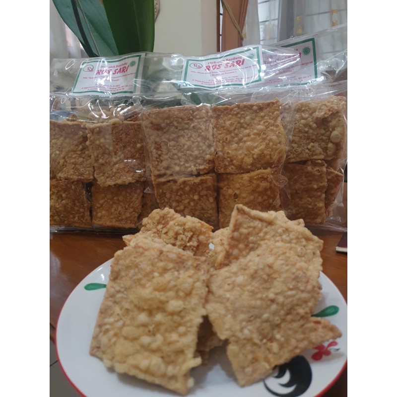 TEMPE GORENG BANDUNG ASIN ORIGINAL 500GR OLEH OLEH BANDUNG