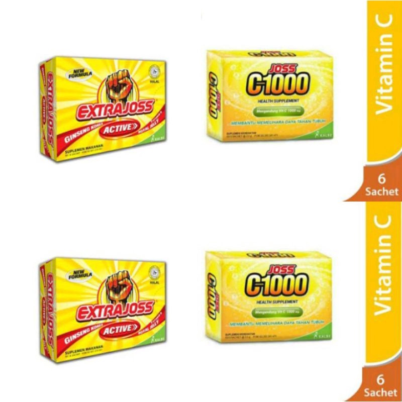 Extra Joss Active / Vit C Joss 1000 / Joss C-1000 / Suplemen Vitamin