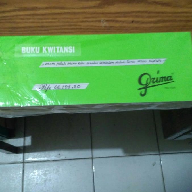 

Office & Stationery | Buku Tulis | Buku Kwitansi Tanggung 50 Lembar Prima Reg.151255 Hrg 60.000 Pack. | Best Seller