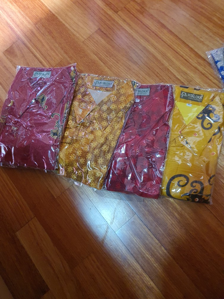 Kemeja Batik - Semi Sutera - Kemeja Textile Furing Hq - No Sanwos