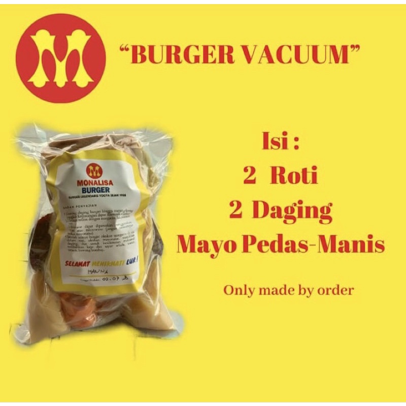 

Burger Monalisa Vacuum