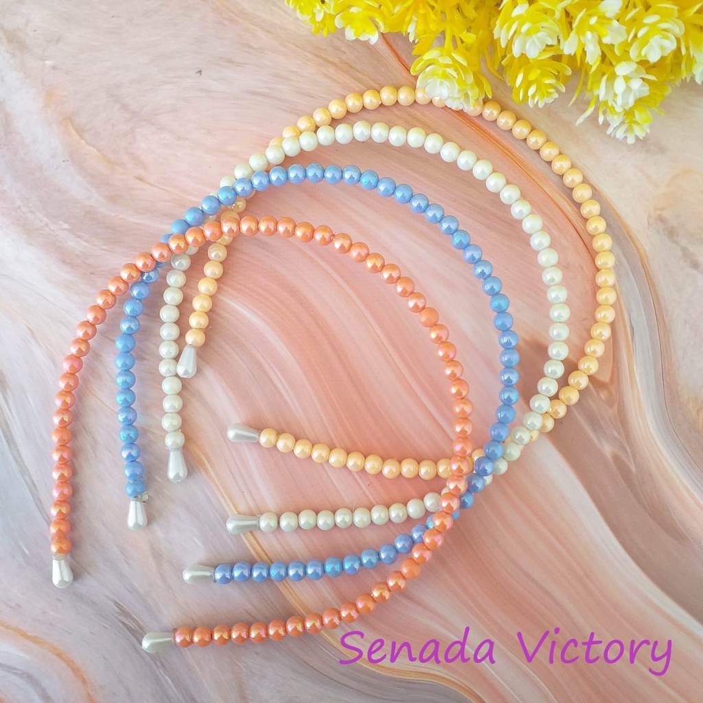 Senada Victory Bandana Glossy Warna Warni Aksesoris Rambut Aksesoris Wanita Aksesoris Anak SVBR001