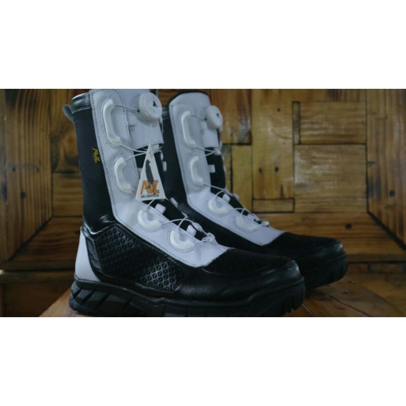 SEPATU PDL PROVOS POLRI BOA TALI PUTAR PROVOST / PROVOST TNI / POLRI / PM / SECURITY MERK AWL