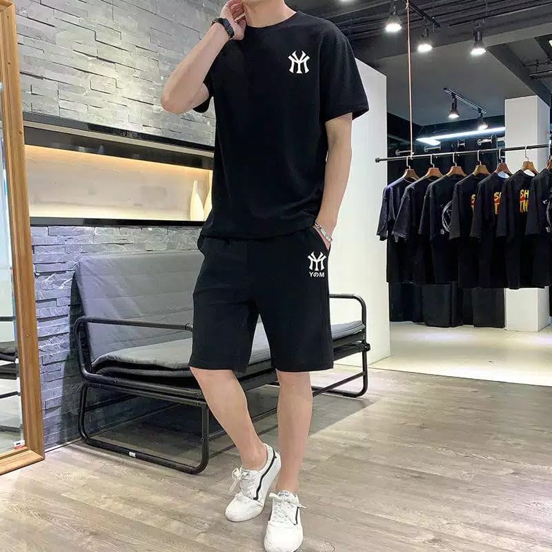 BAJU SETELAN PRIA GYM BAJU LENGAN PENDEK KAUS KAOS PRIA KAOS COWOK KAOS COWO CWOK KEREN TERBARU T3