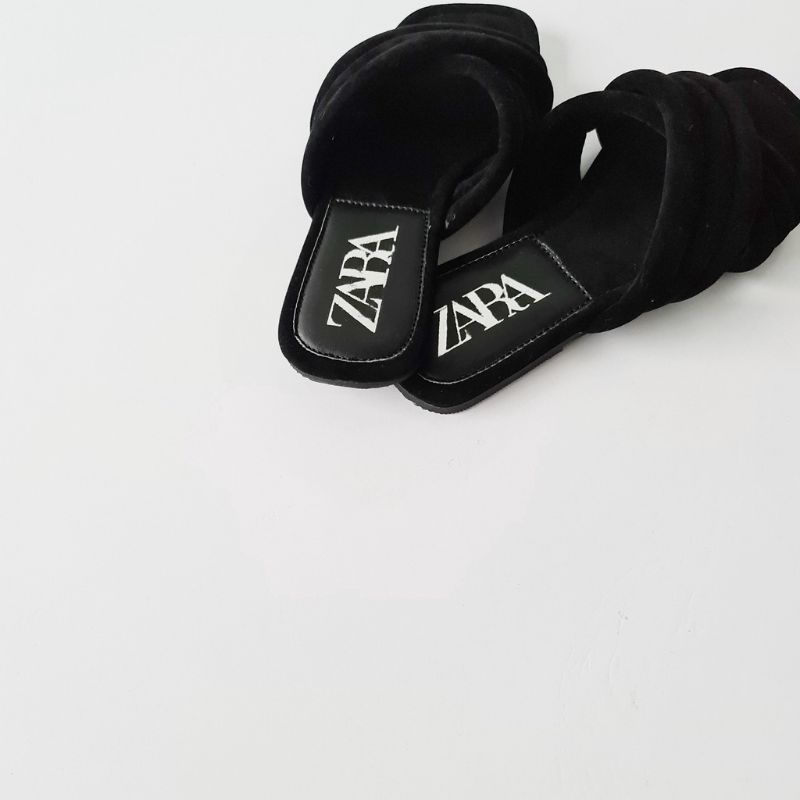 Sandal Flat Wanita Zara Branded Import Termurah