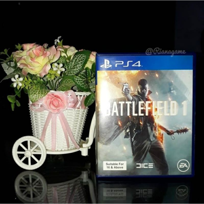 BD Kaset PS4 Battlefield 1 Game PS 4 Bekas Second