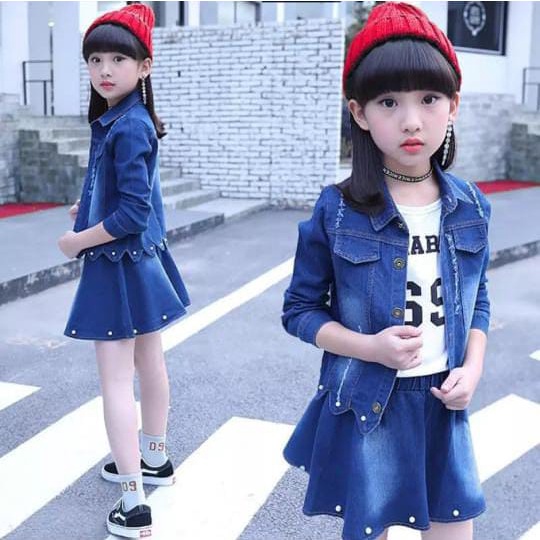 INV - ST KIDS LOLIPOP / JEANS ASLI / JAKET ROK / TERBARU / TERPOPULER