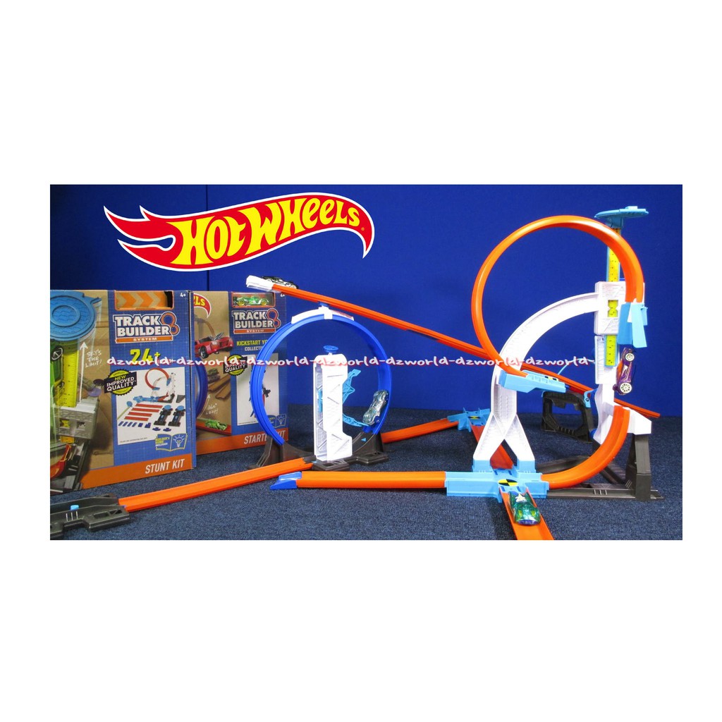 Hot Wheels Stunt Kit Track Builder 24Pcs