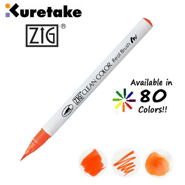 

BEST SELLER LA05 Kuretake Zig Clean Color Real Brush Pen TERLARIS