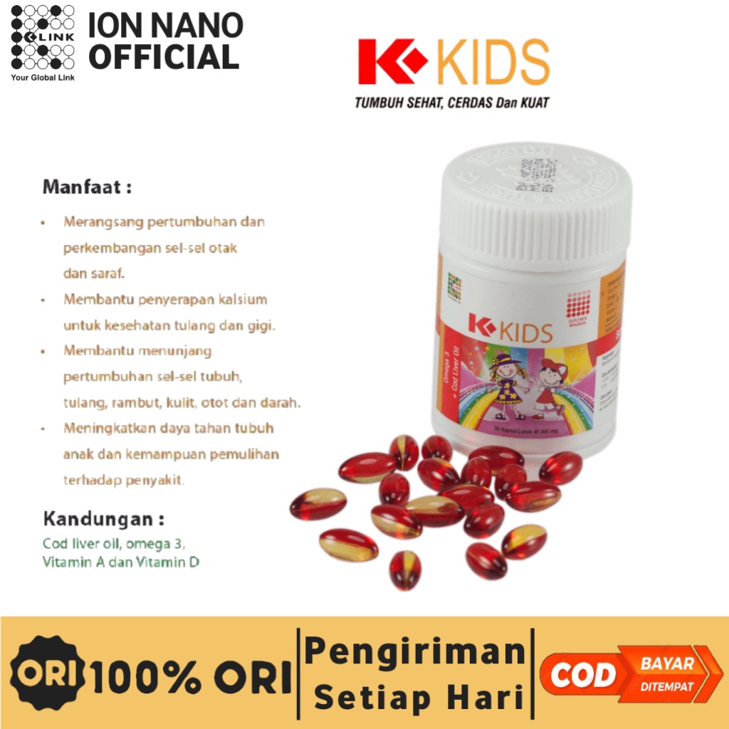 

KIDS OMEGA 3 MINYAK IKAN SUPLEMEN