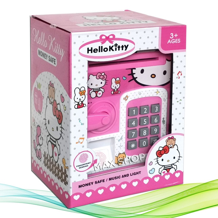 CELENGAN- MONEY SAFE DEPOSIT BOX HELLO KITTY LOL BRANKAS ATM MINI CELENGAN ANAK - HELLO KITTY