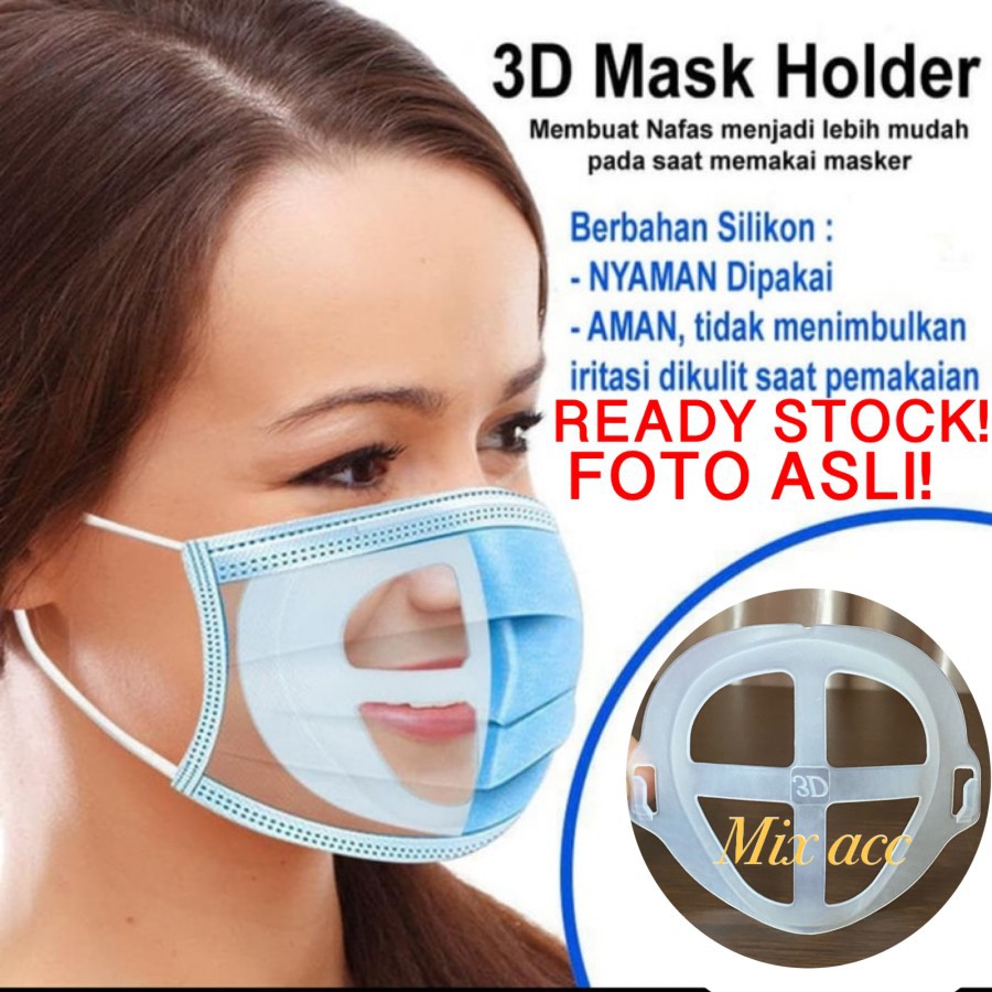 Penyangga Masker Masker Bracket Nyaman Nafas Dengan Lem Reusable