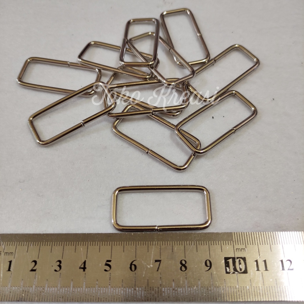 (Per Pcs) Ring Kotak / Ring tali tas 4 cm